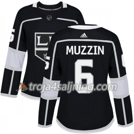 Los Angeles Kings tröja Jake Muzzin 6 Adidas 2017-2018 Svart Authentic - Dame NHL Tröjor Los Angeles Kings tröja Jake Muzzin 6 Adidas 2017-2018 Svart Authentic - Dame NHL Tröjor